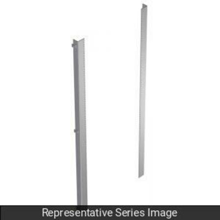 HAMMOND Panel Rails, Fits 60 x 24 Half Ht, Steel/Wht 1418THHP